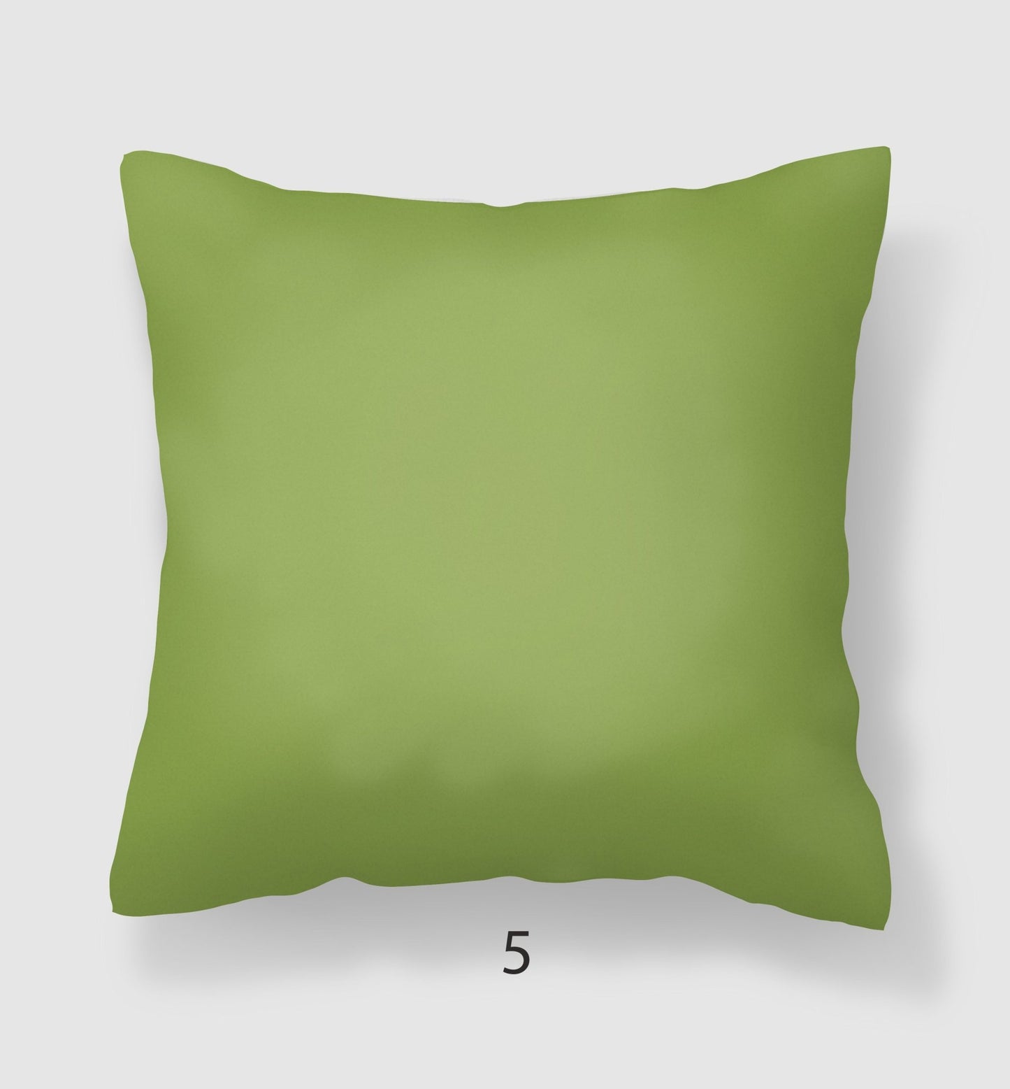 Green Pillow Covers - Green and Cream Mix and Match
