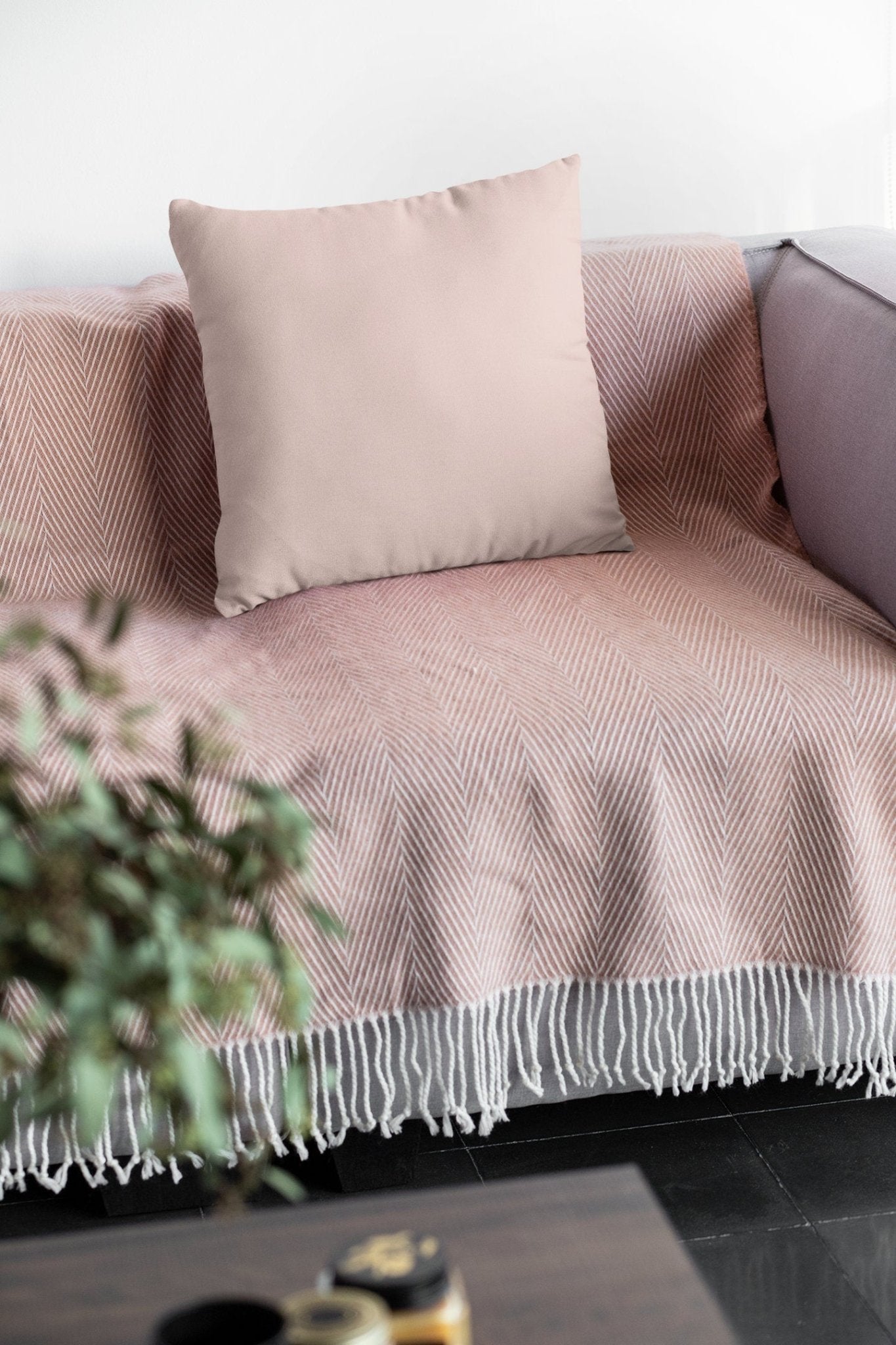 Light Pink Outdoor Pillow