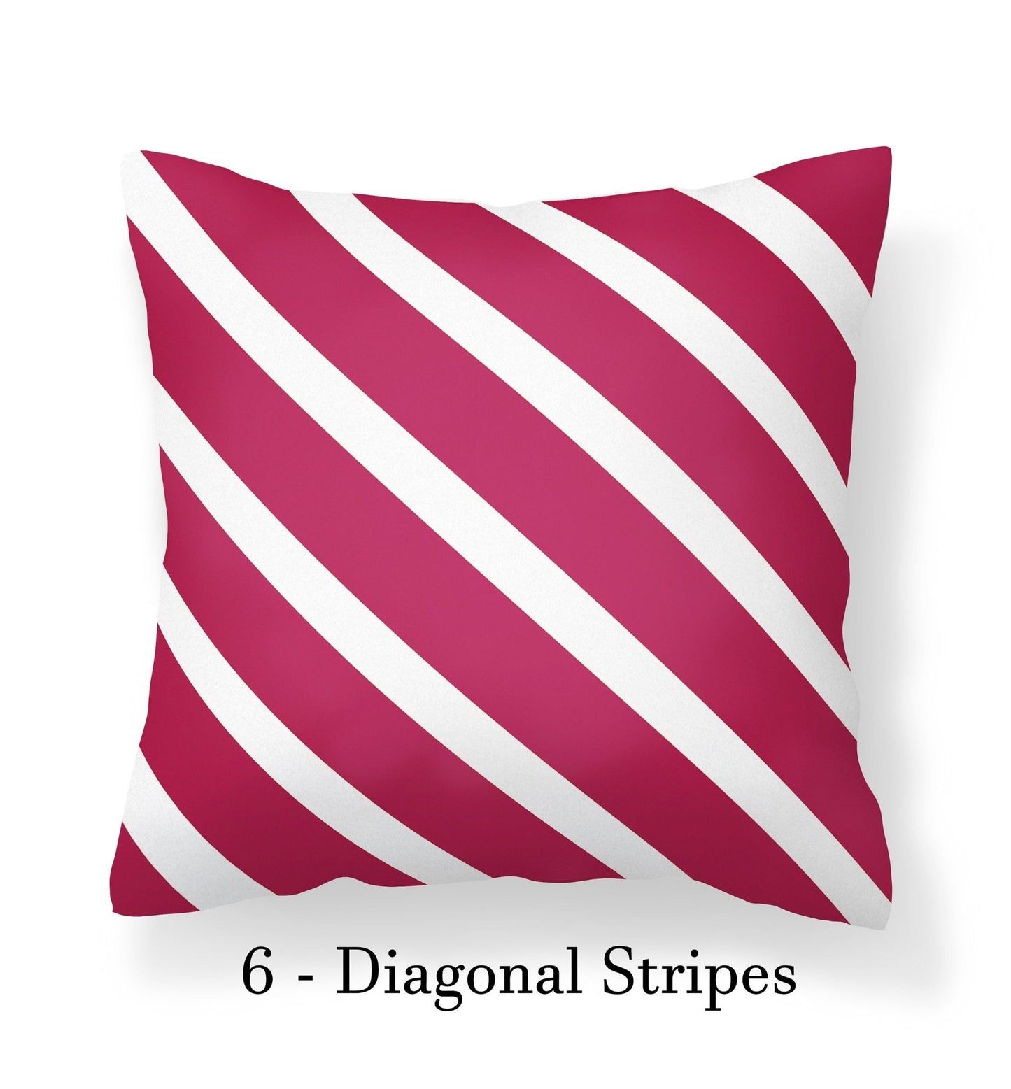 Red Stripe Outdoor Pillow - Mix and Match