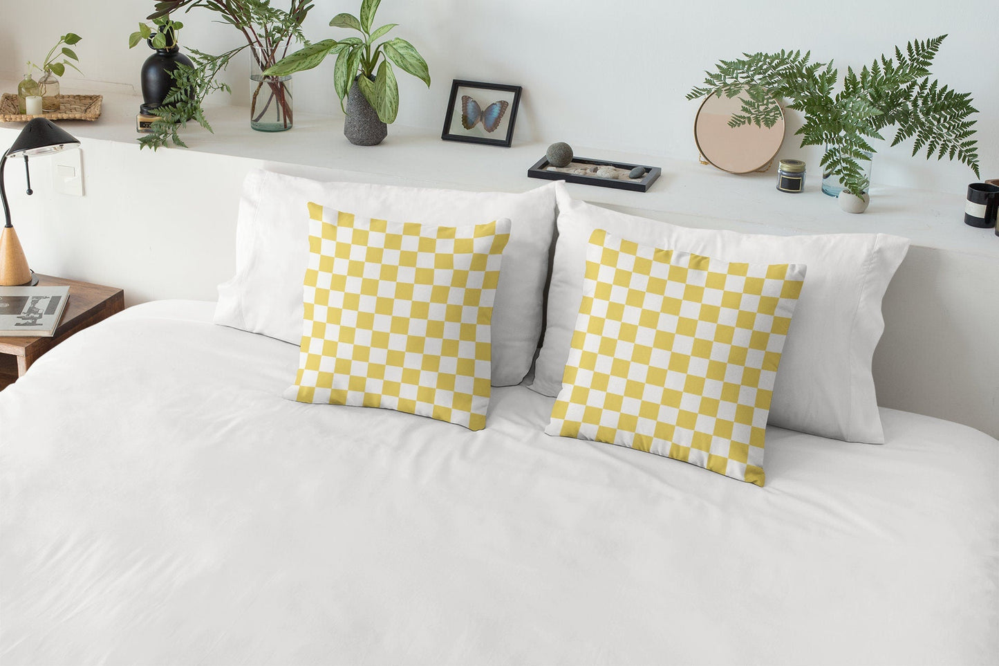 Yellow Farmhouse Pillow Cover