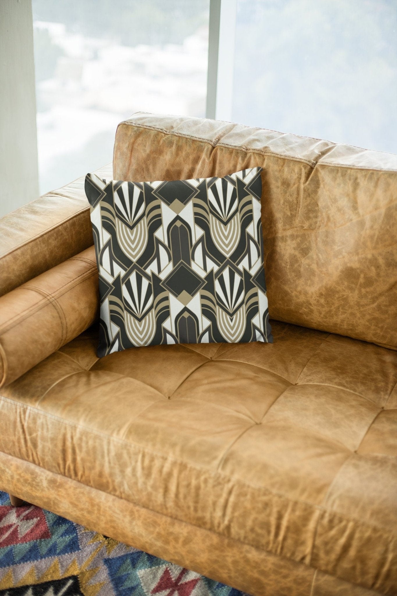 Art Deco Pillow Cover