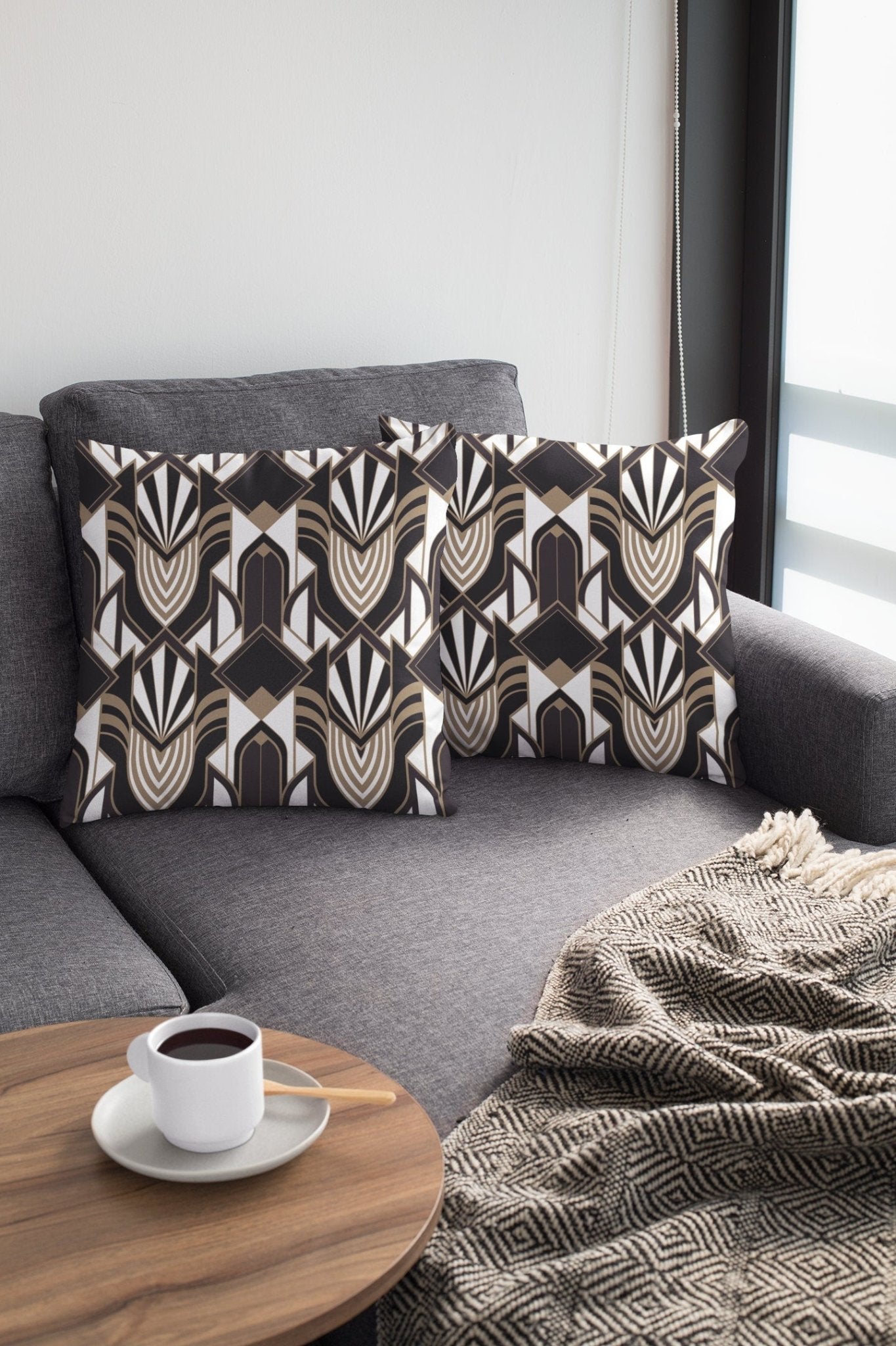 Art Deco Pillow Cover