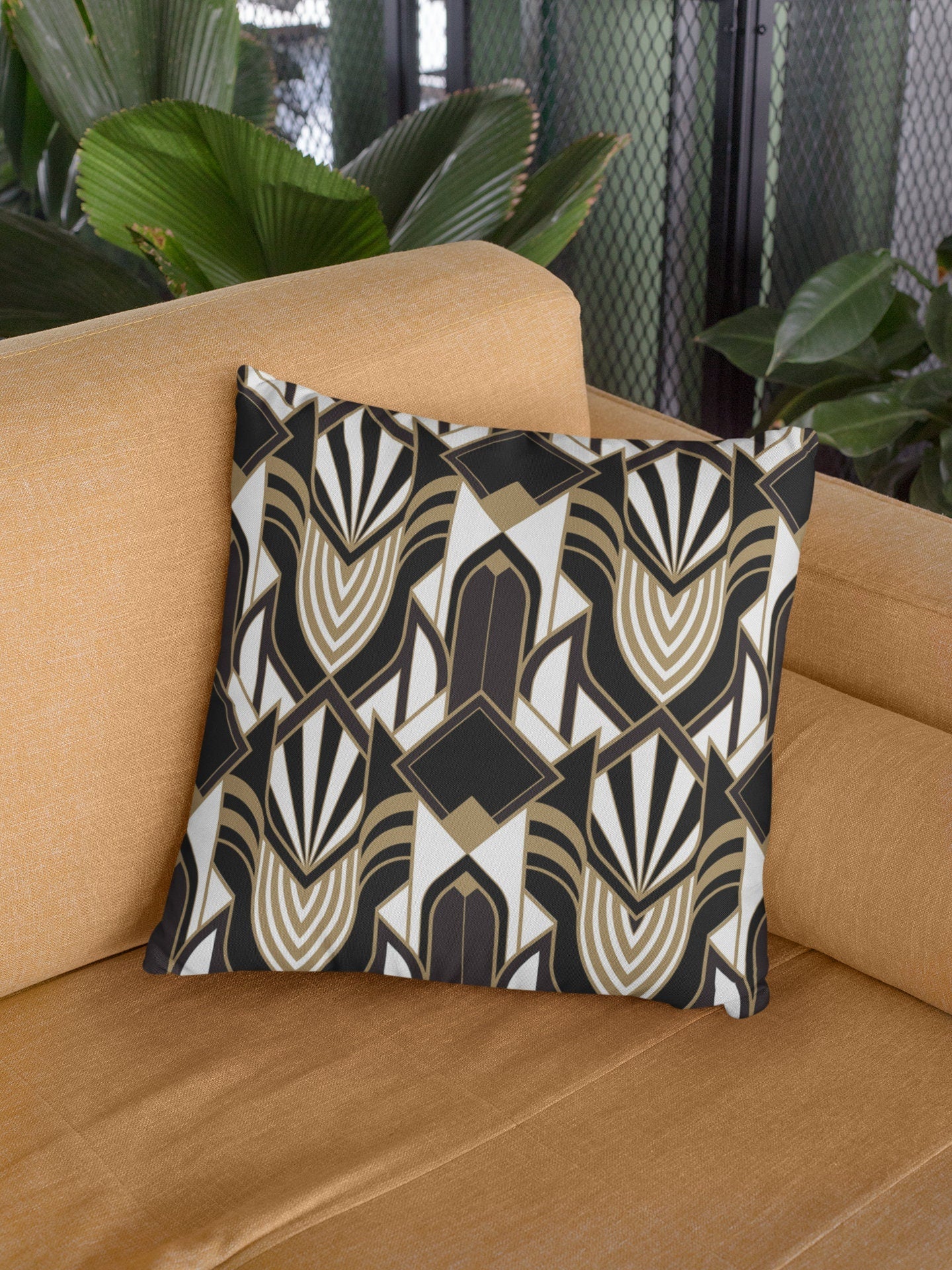 Art Deco Pillow Cover