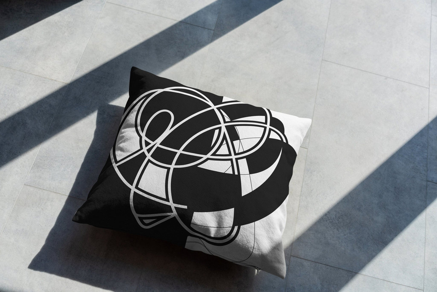 Black and White Pillow Cover