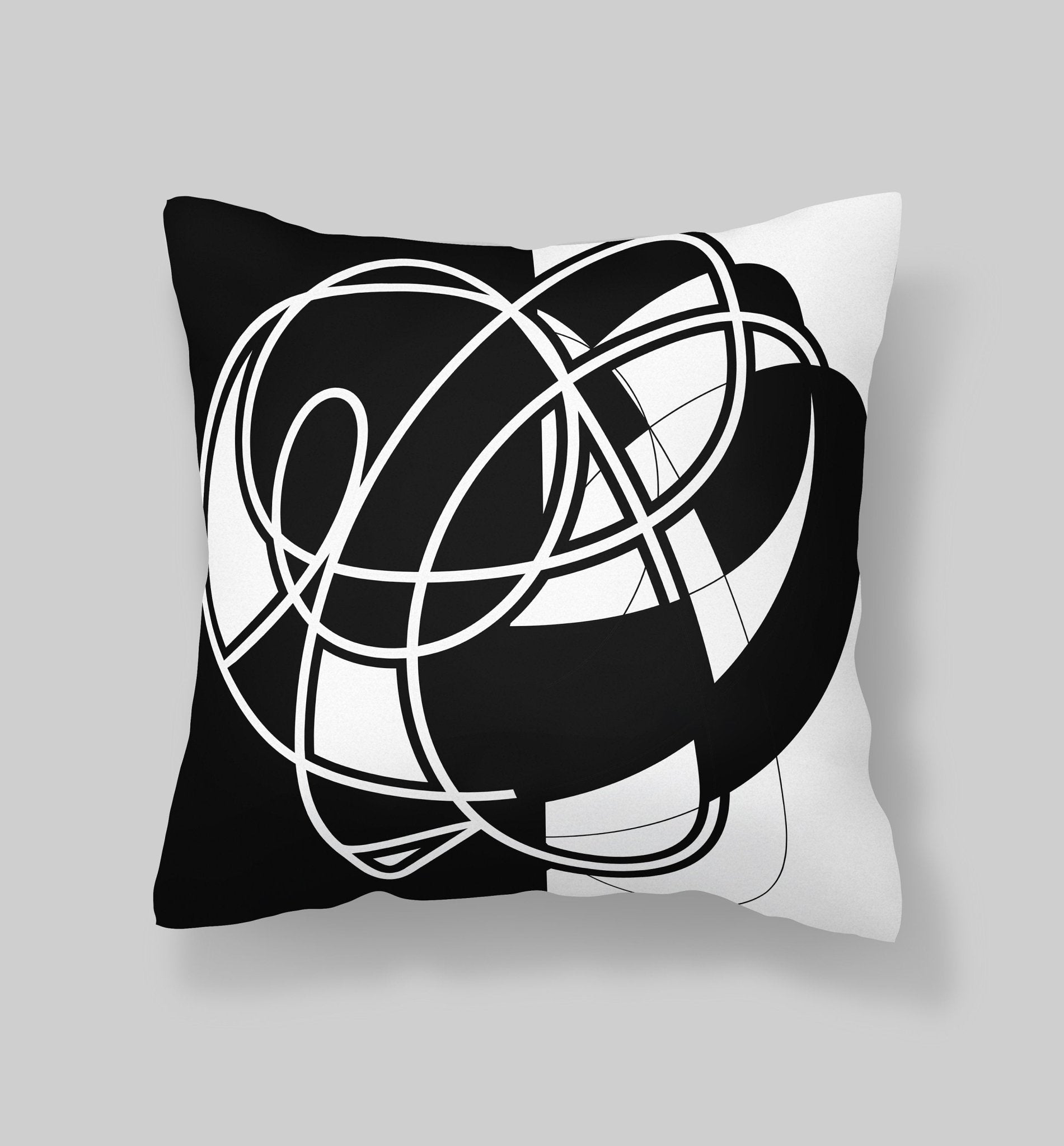 Black and White Pillow Cover