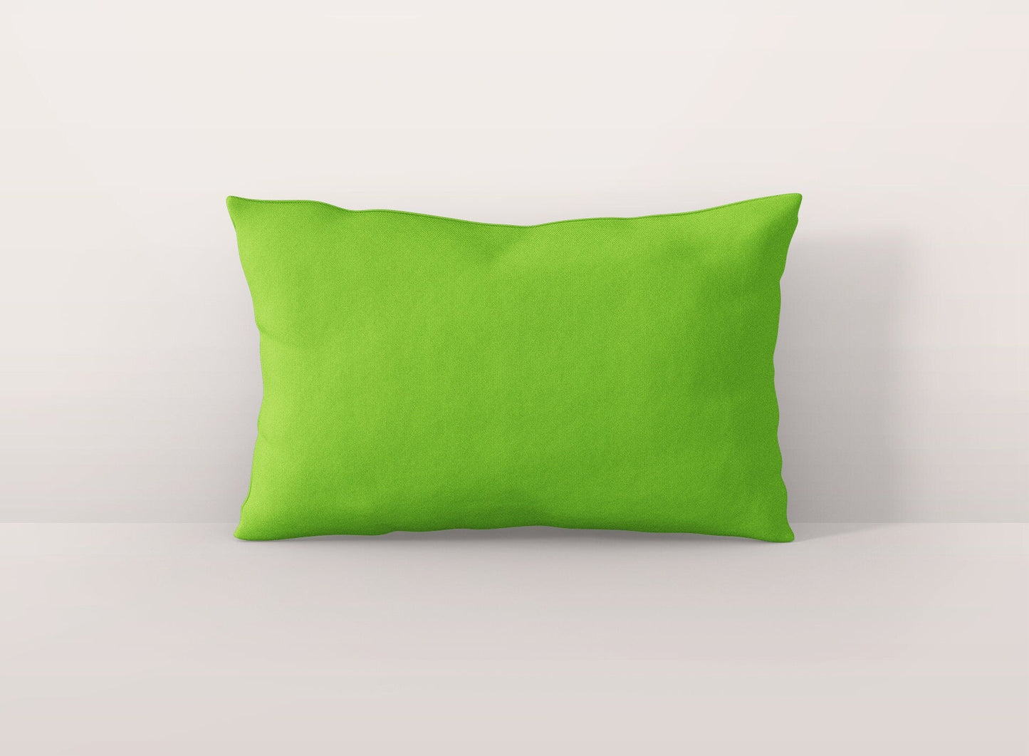 Green Outdoor Lumbar Pillow