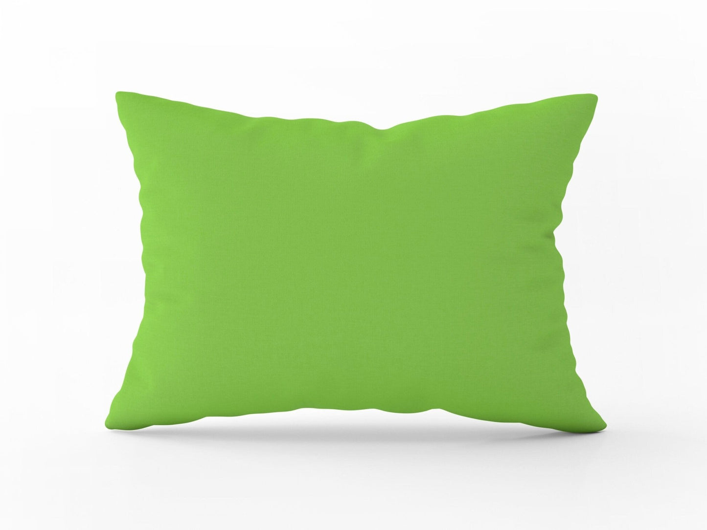 Green Outdoor Lumbar Pillow