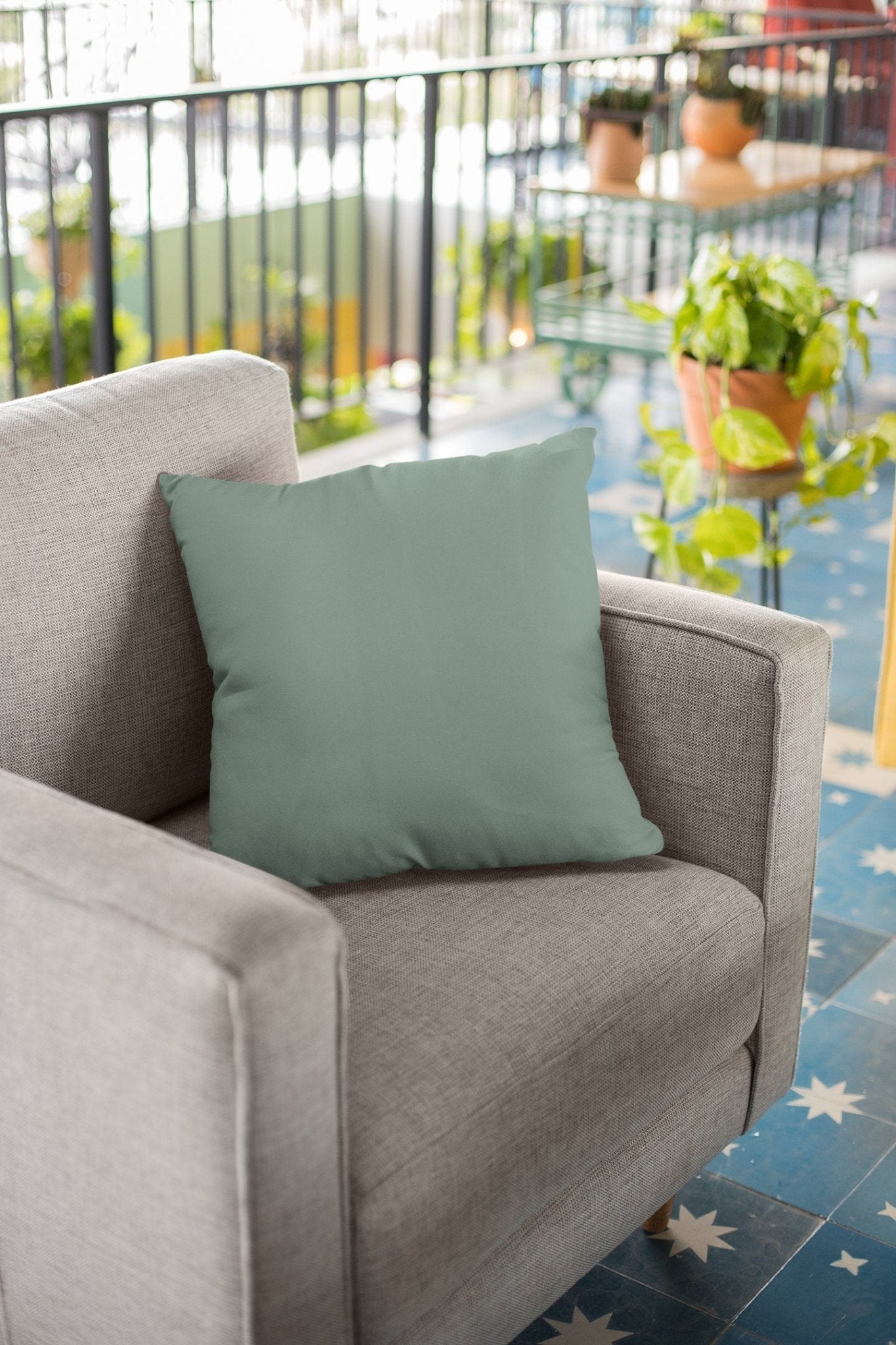 Hunter Green Outdoor Pillow