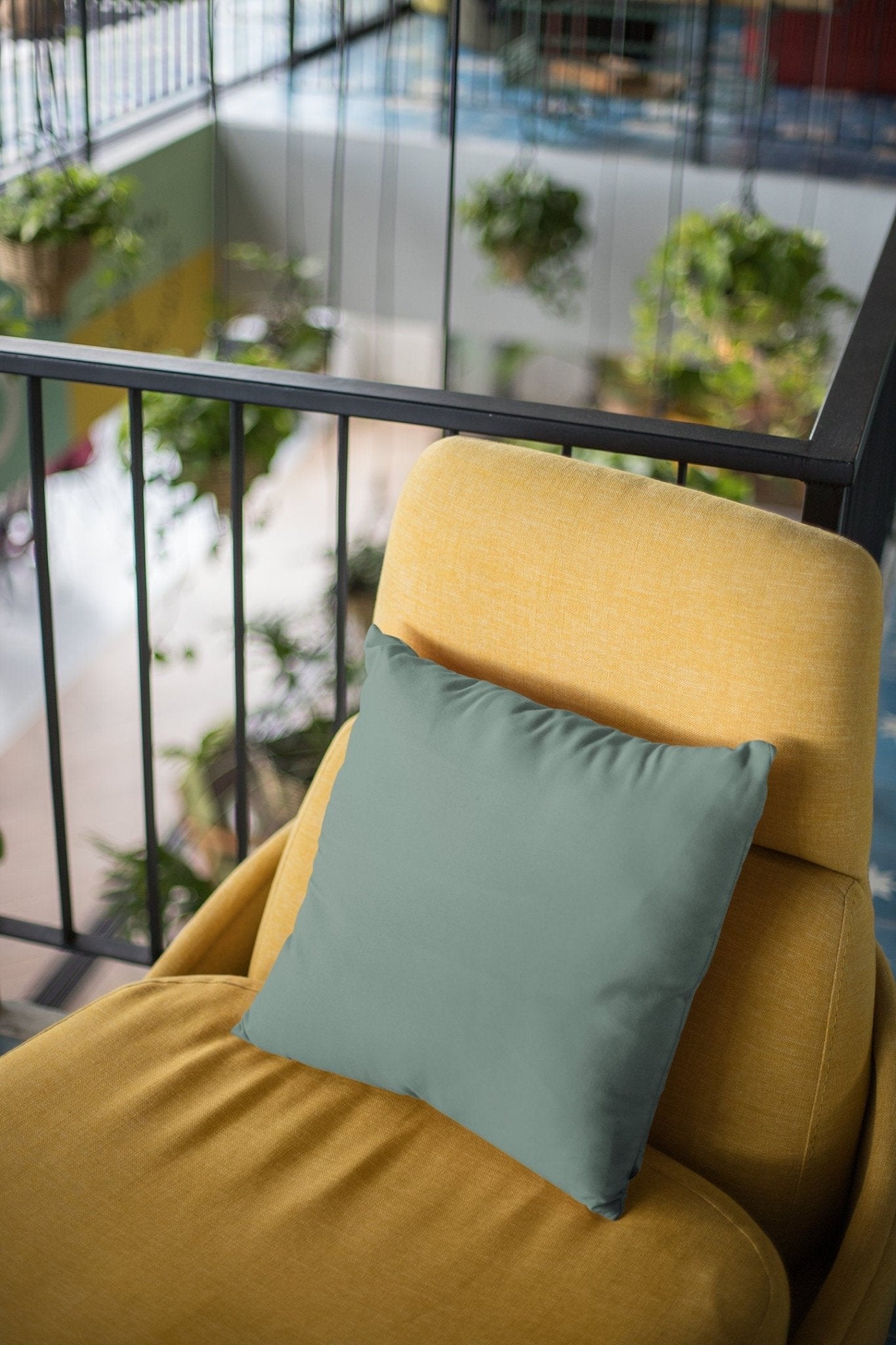 Green Outdoor Pillows