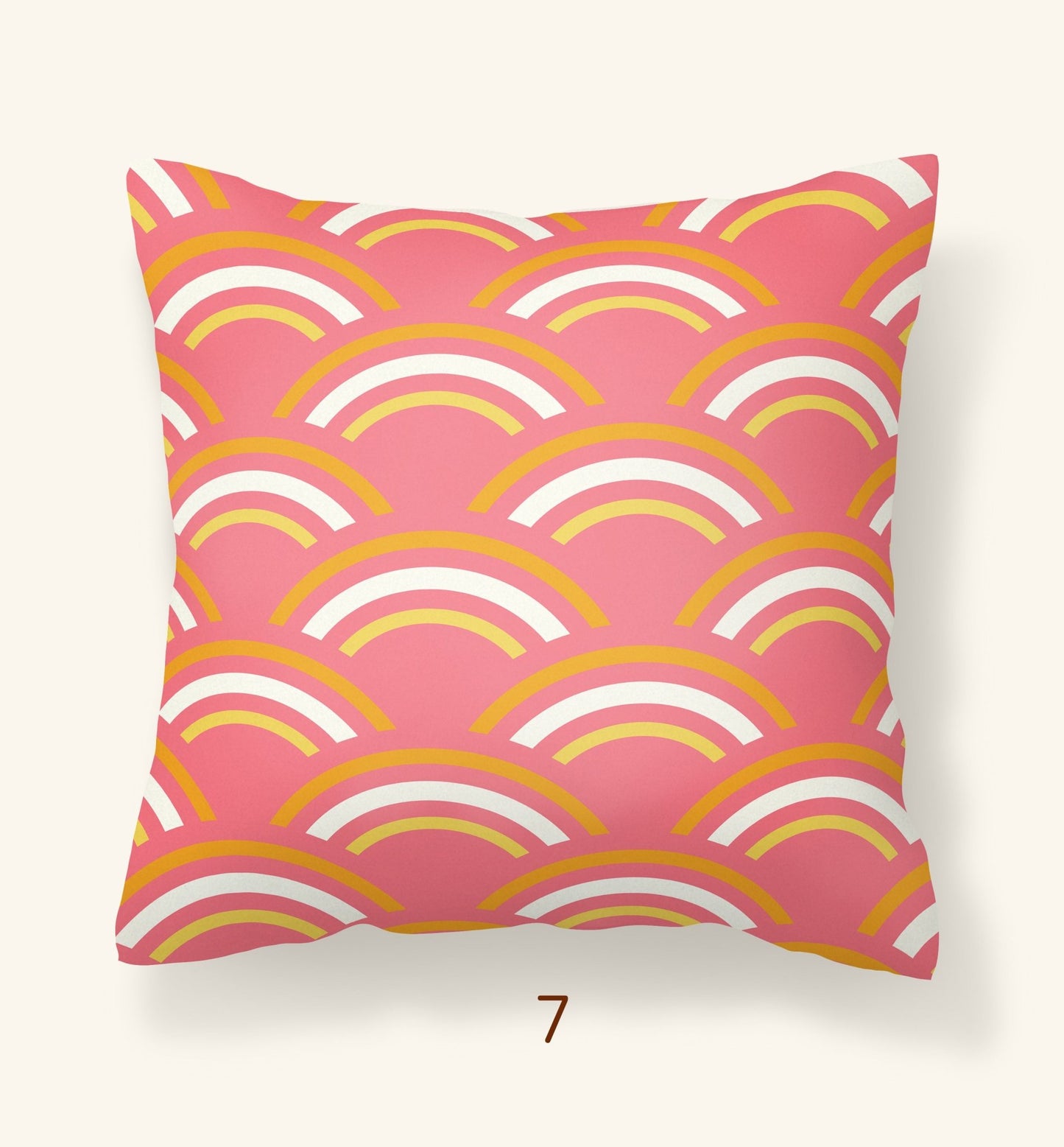 Outdoor Throw Pillow Arches