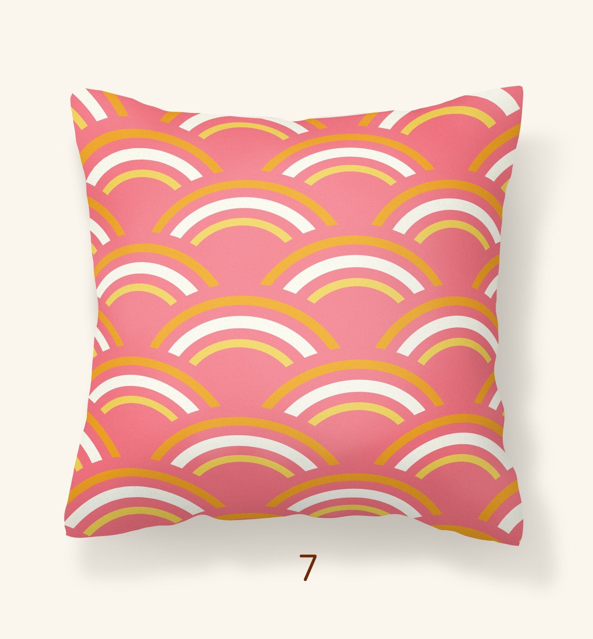 Outdoor Throw Pillow Arches