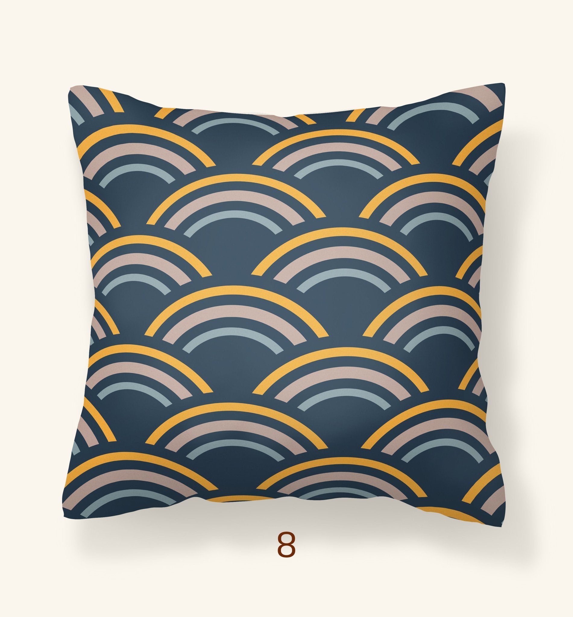 Dark Blue Outdoor Pillows