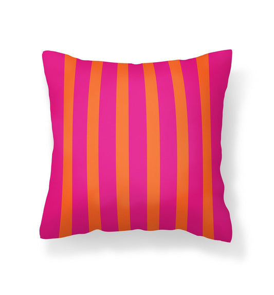 Pink and Orange Pillow Cover