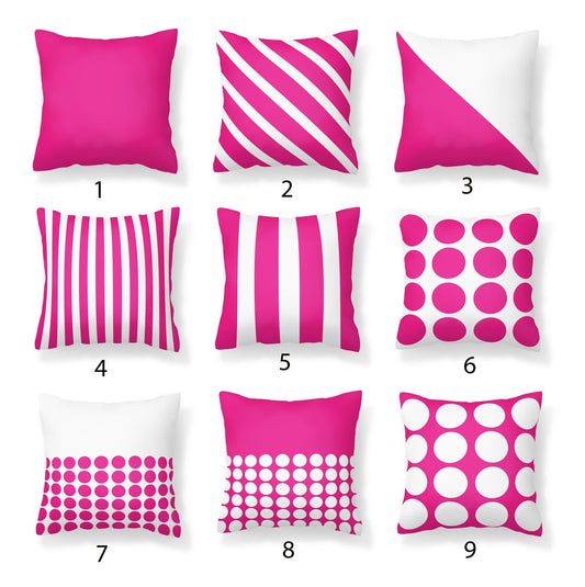 Pink Outdoor Pillows