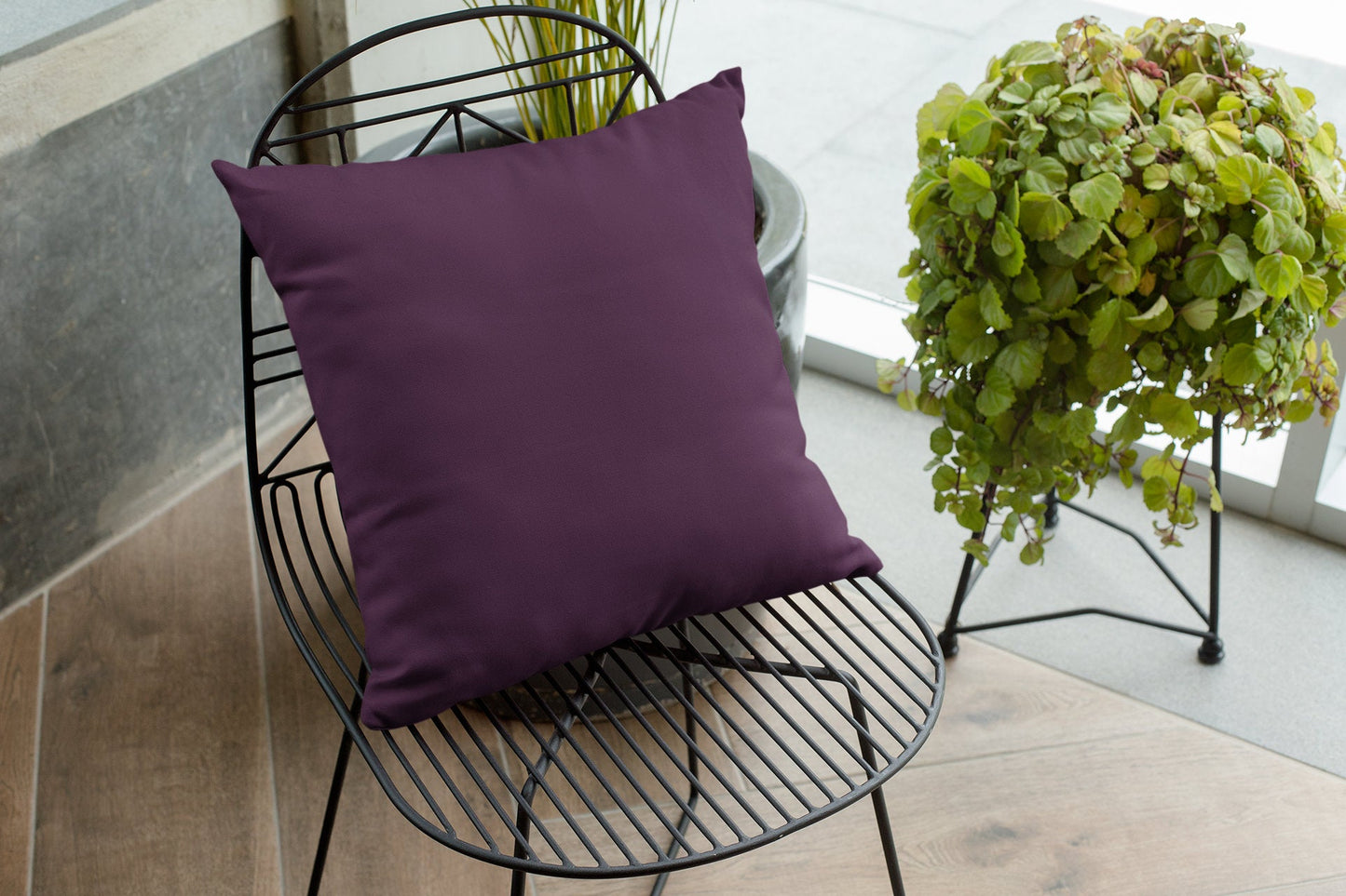 Purple Outdoor Pillow
