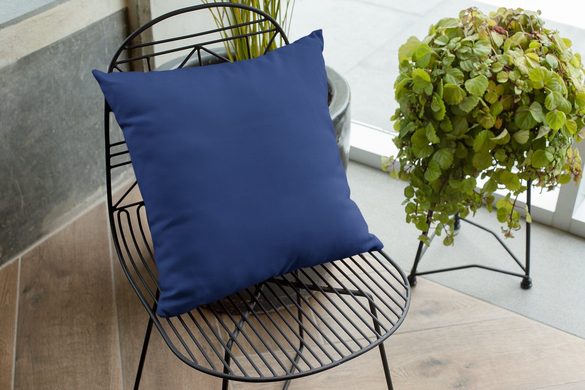 Blue Pillow Cover