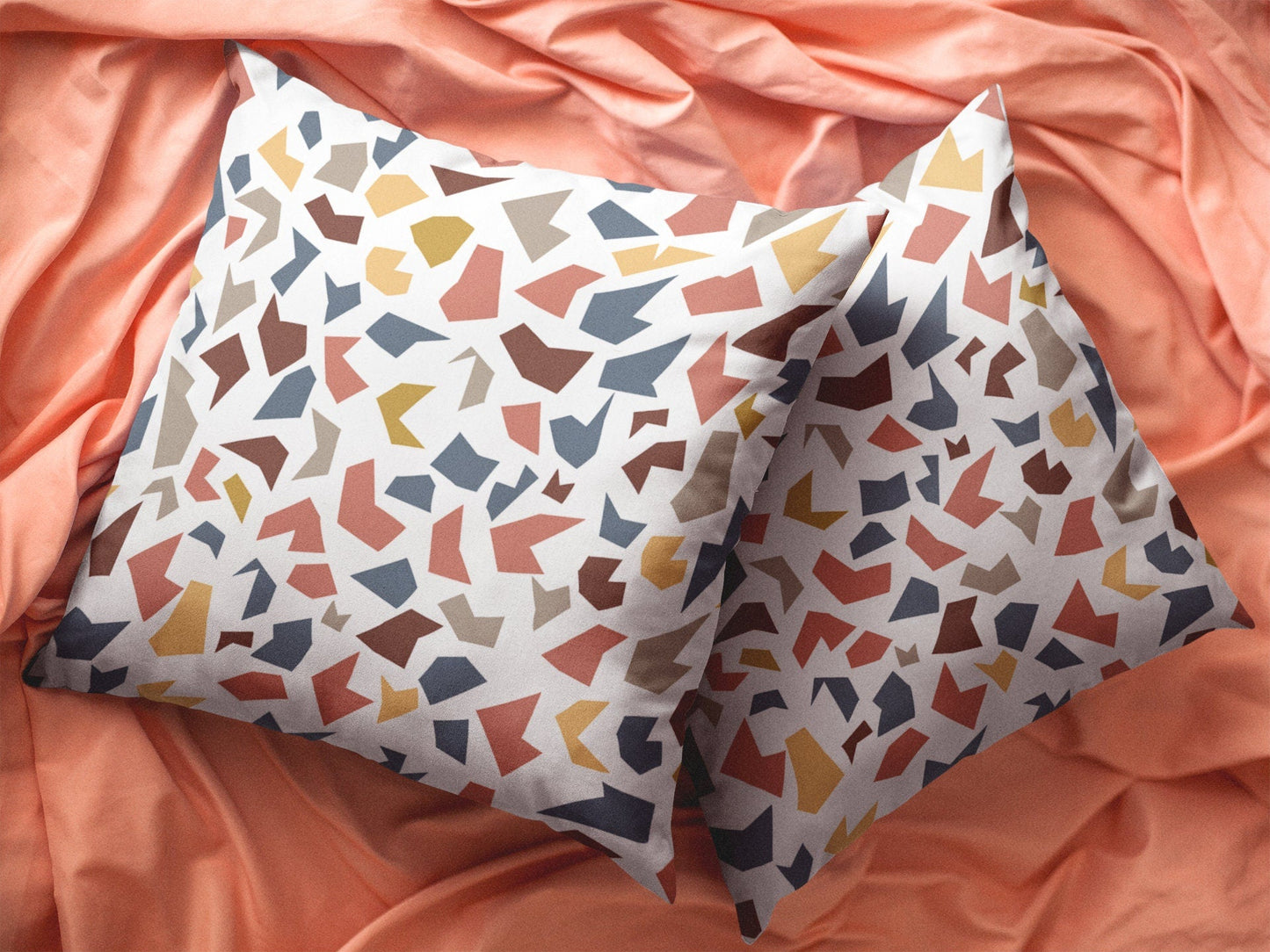 Terrazzo Pillow Cover - Multicolored Pattern