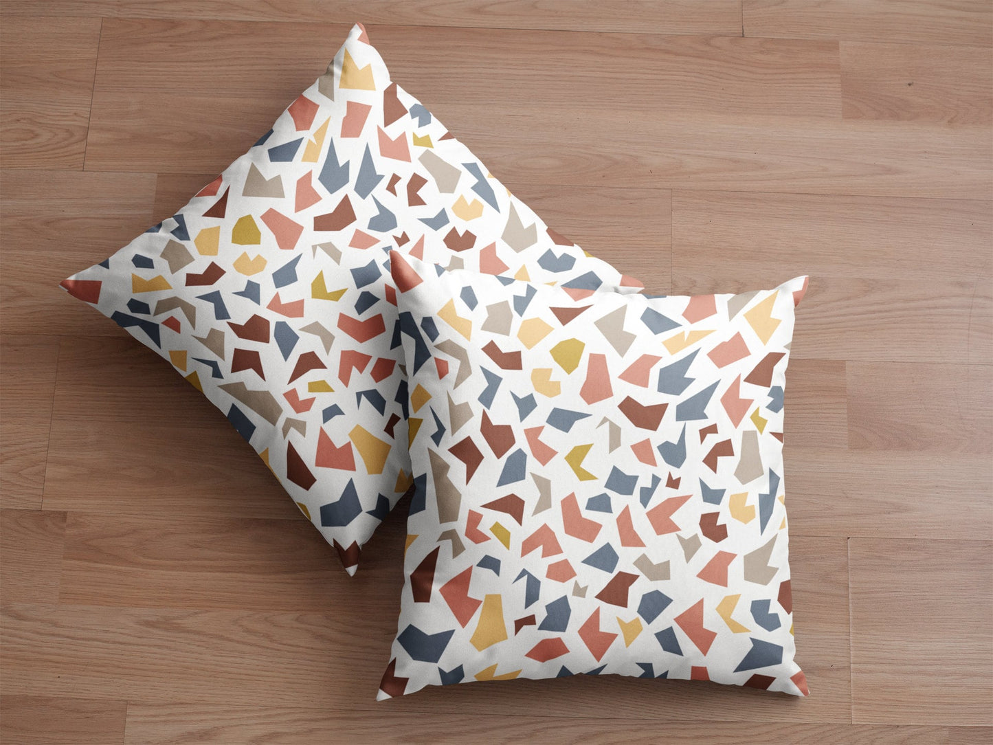 Terrazzo Pillow Cover - Multicolored Pattern